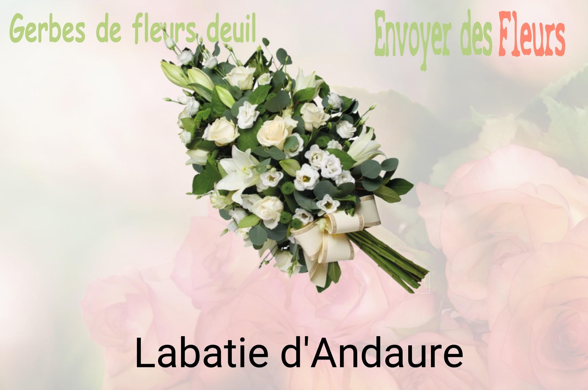 Gerbe de fleurs de deuil livrée à Labatie-d'Andaure